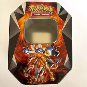 Pokémon‎ TCG Necrozma Prism Tin Empty Metal Case 2018 Storage Collector Box